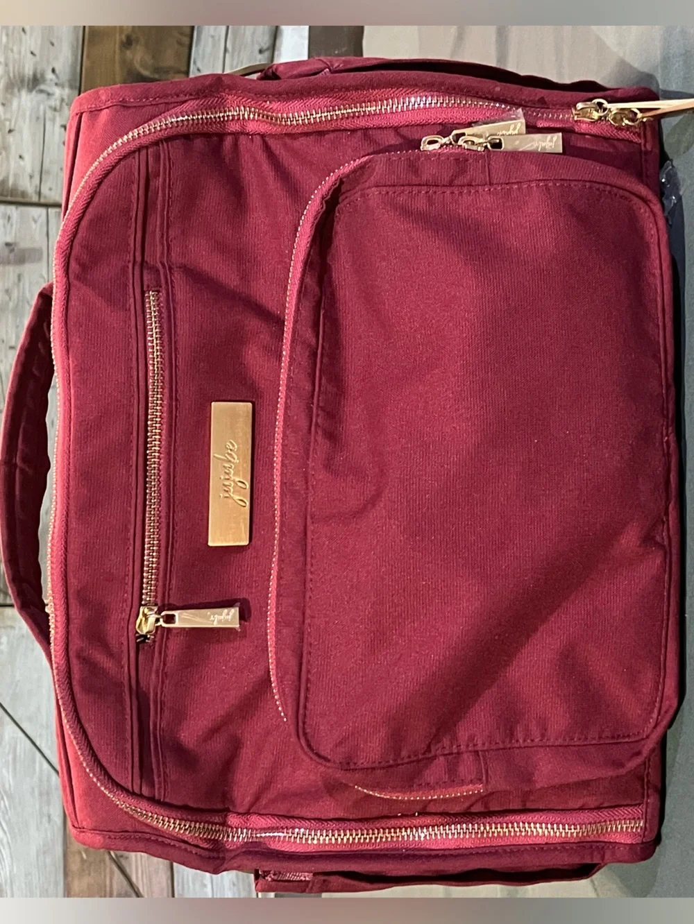 JuJuBe B.F.F Convertible Diaper Bag, Tahitian Red